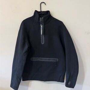 Nike Tech Fleece Half Zip Mens Sweatshirt Black FB7998-010